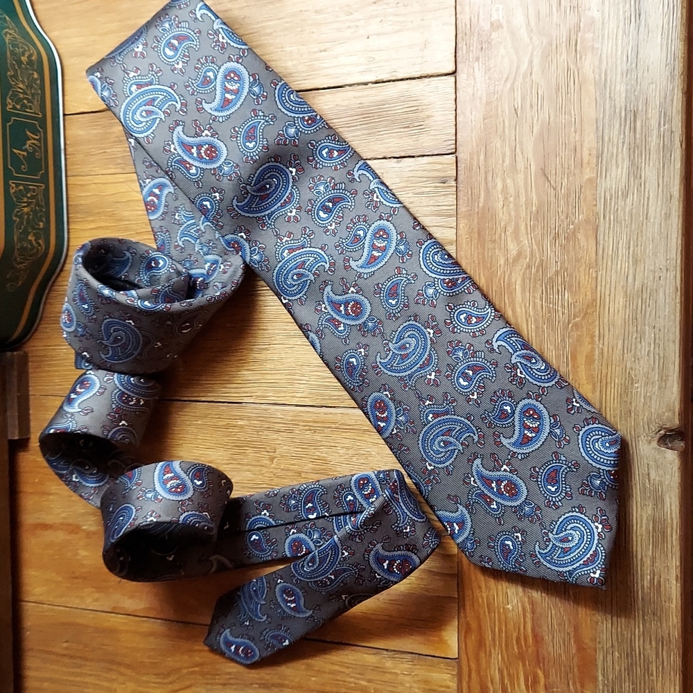 Dior Silk Paisley Tie - Picture 3 of 6